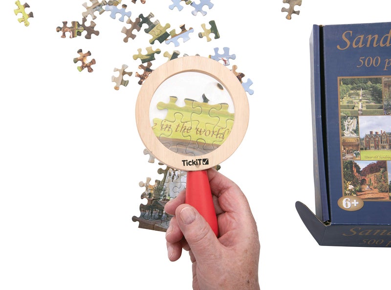 TickiT-72225 Wooden Hand Lens - Magnifying Lens for Toddlers & Children - Wooden Magnifier - Image 4